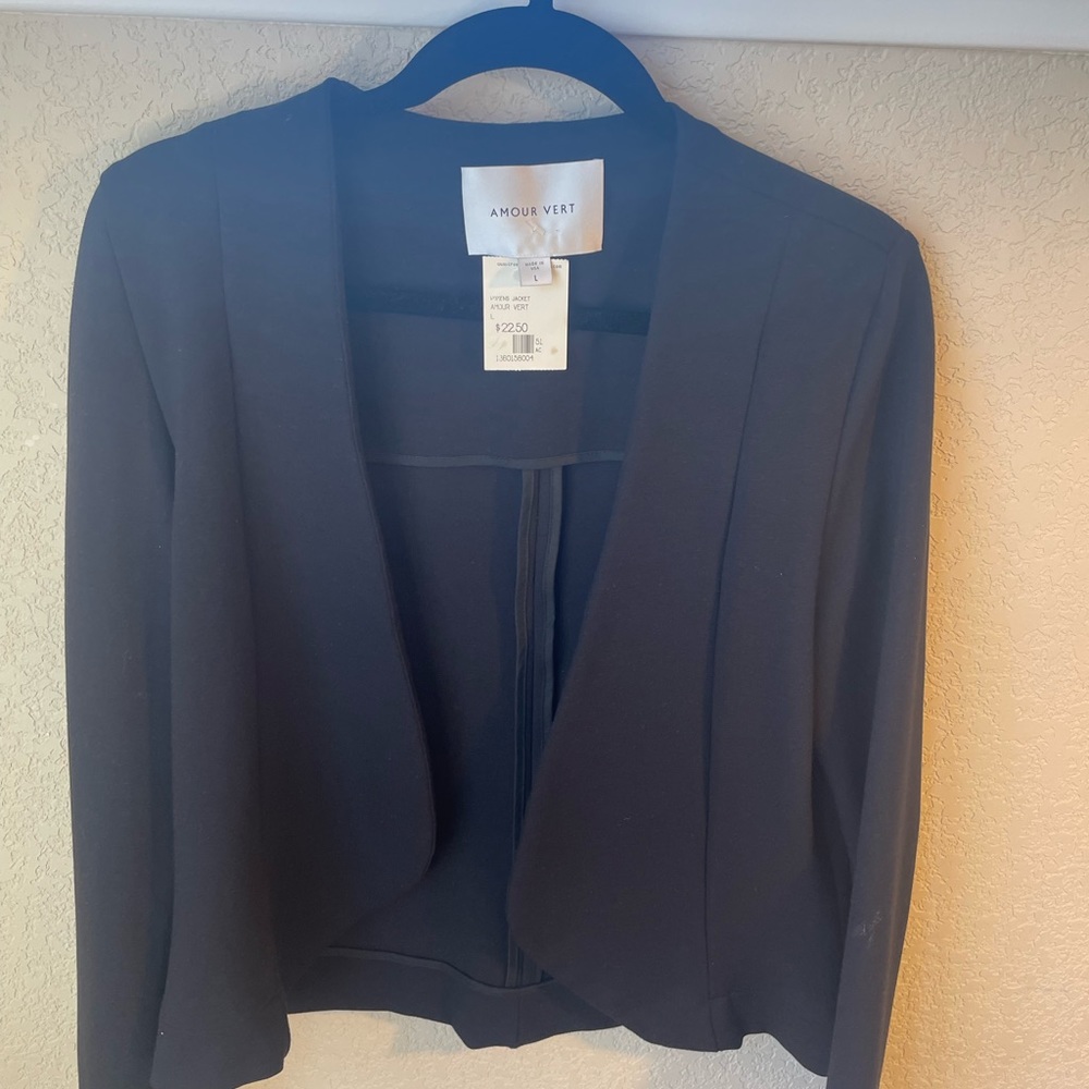 AMOR VERT Black Blazer